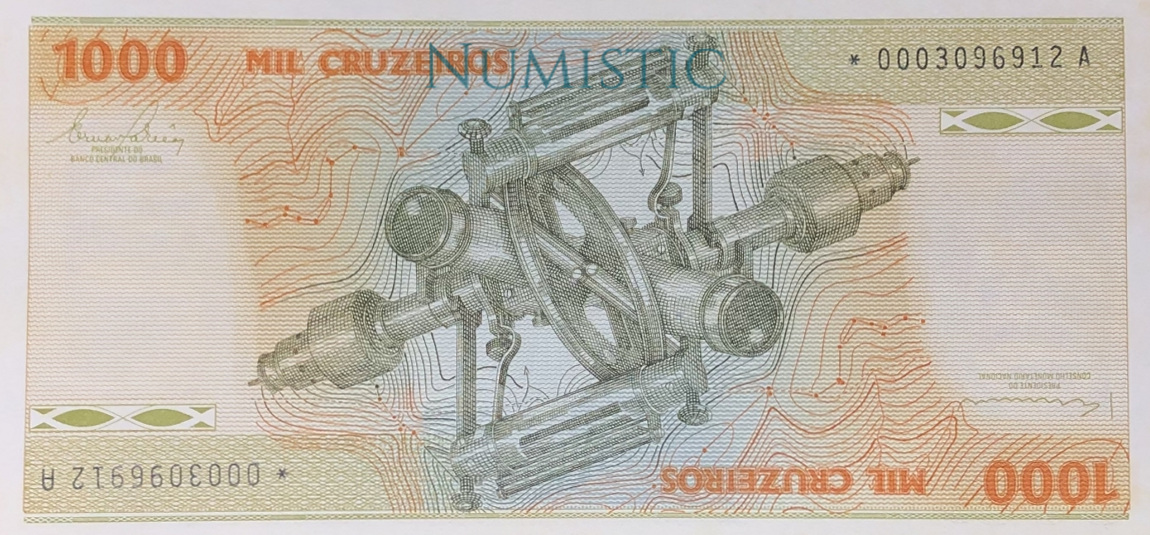 1.000 Cruzeiros - Estampa A — obverse