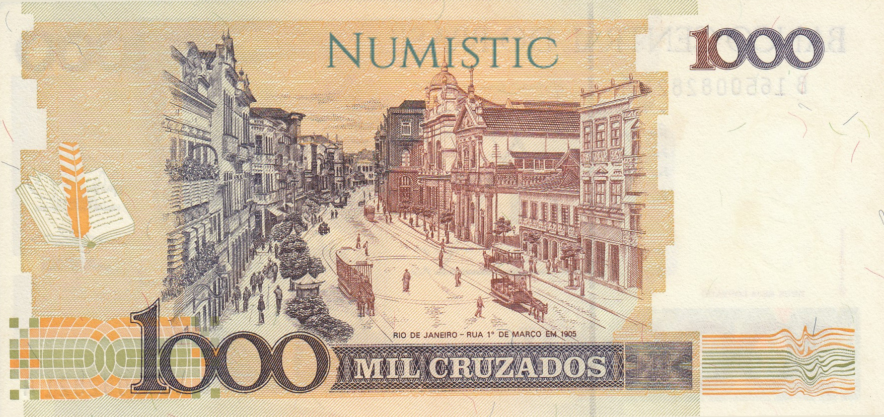 1 Cruzado Novo — reverse