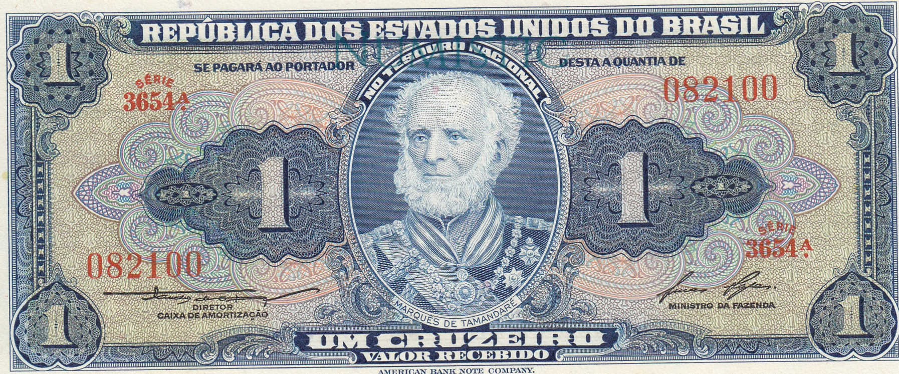 1 Cruzeiro - 1ª Estampa — obverse