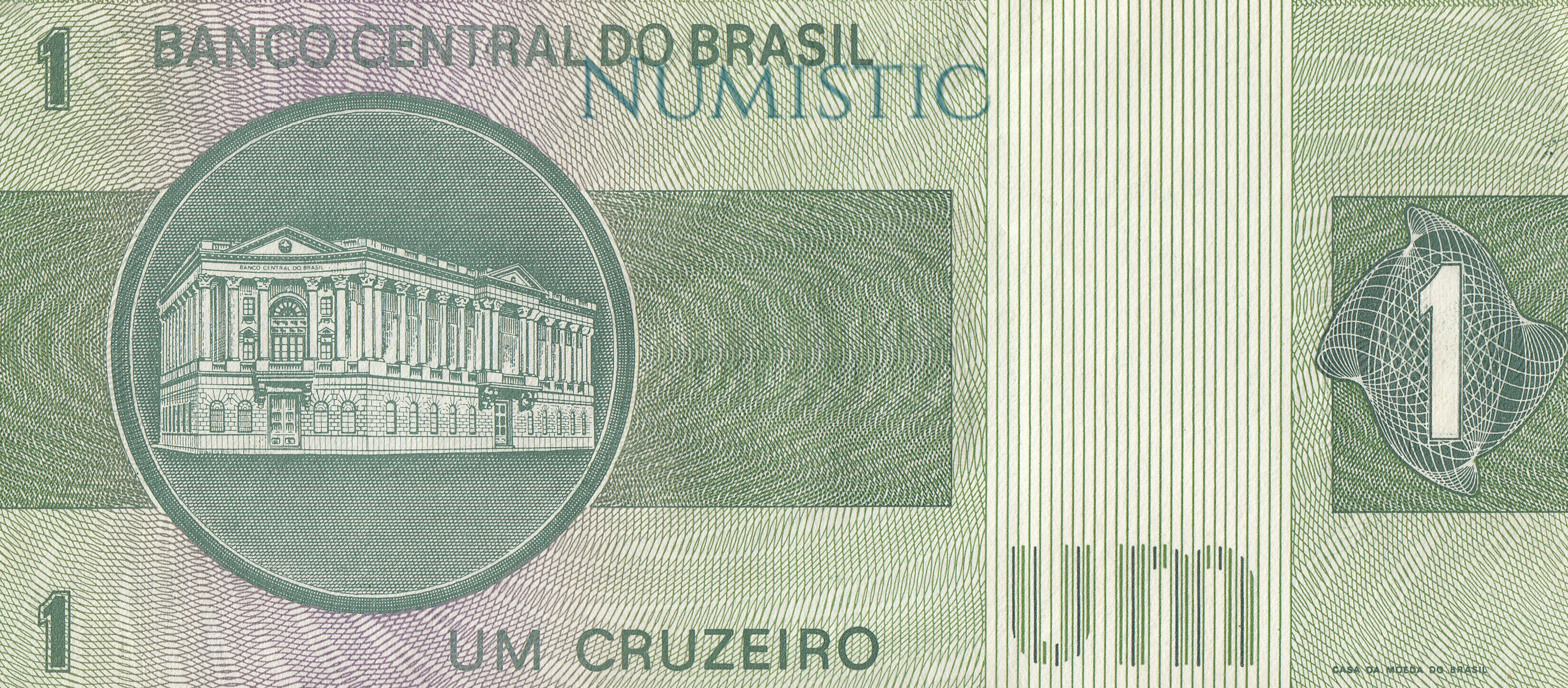 1 Cruzeiro - Estampa A e B — reverse