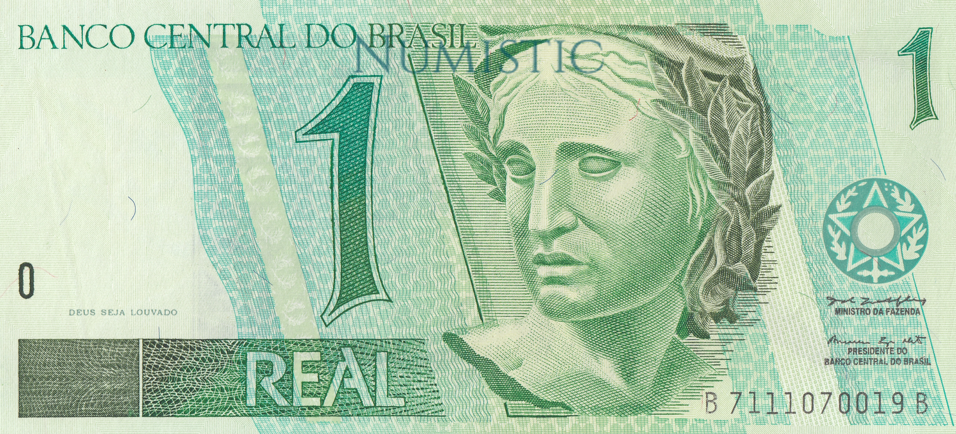 1 Real — obverse