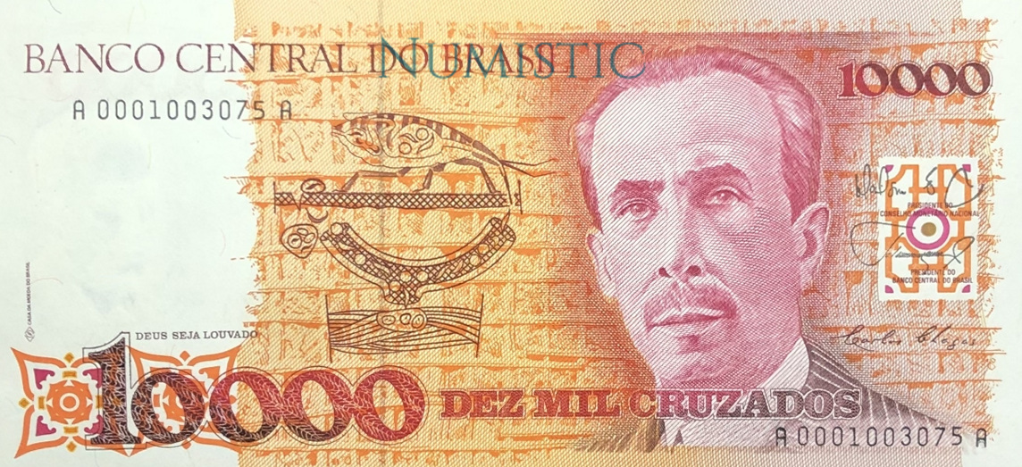 10.000 Cruzados — obverse