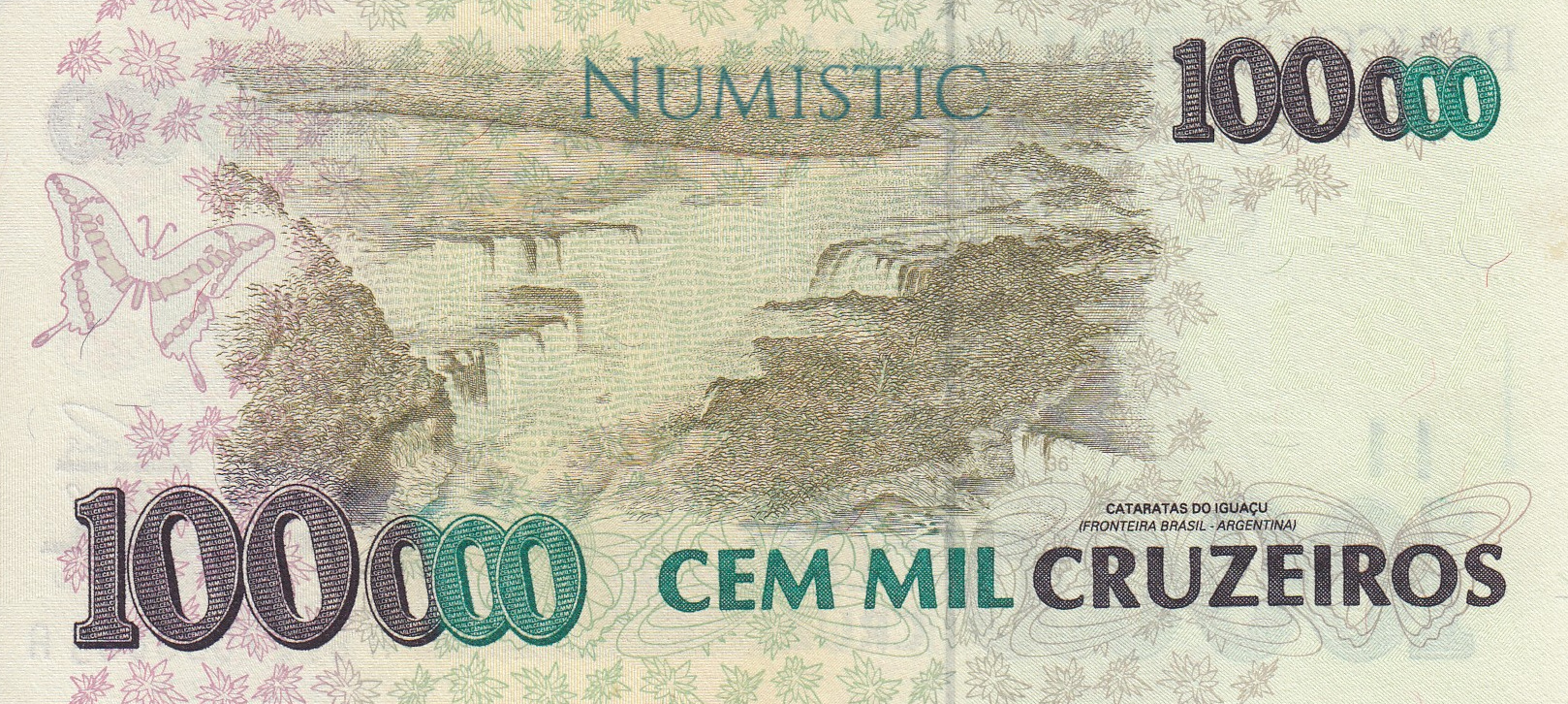 100.000 Cruzeiros — reverse