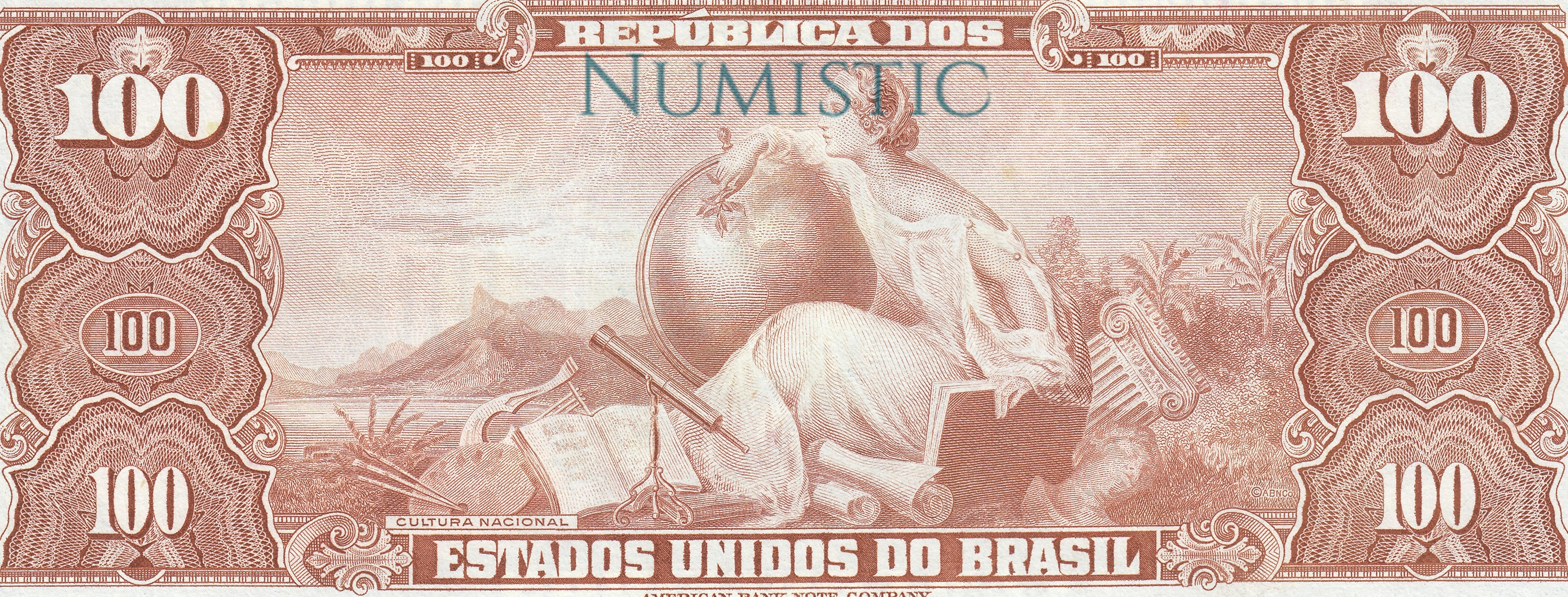 100 Cruzeiros - 1ª Estampa — reverse