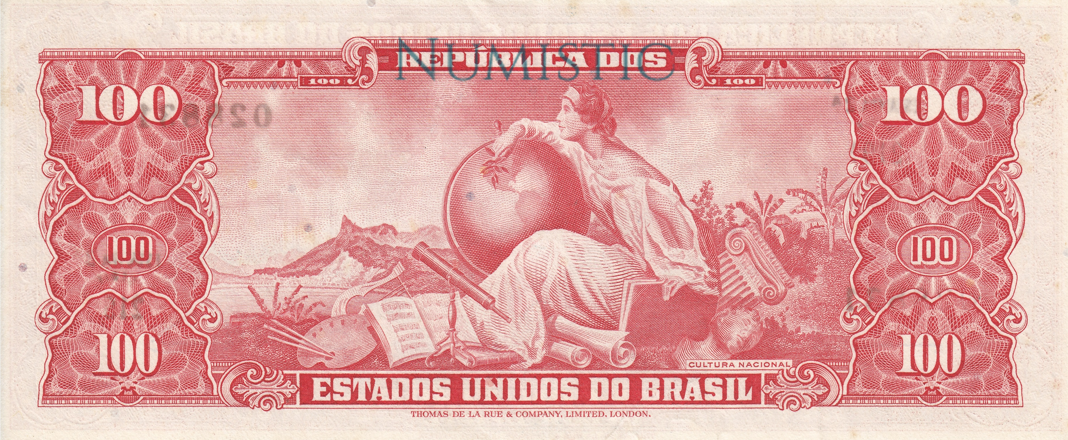 100 Cruzeiros - 2ª Estampa — reverse