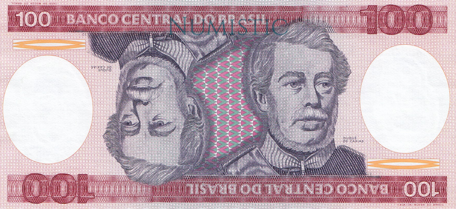 100 Cruzeiros - 2a Estampa — reverse