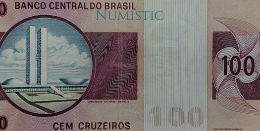 100 Cruzeiros — reverse