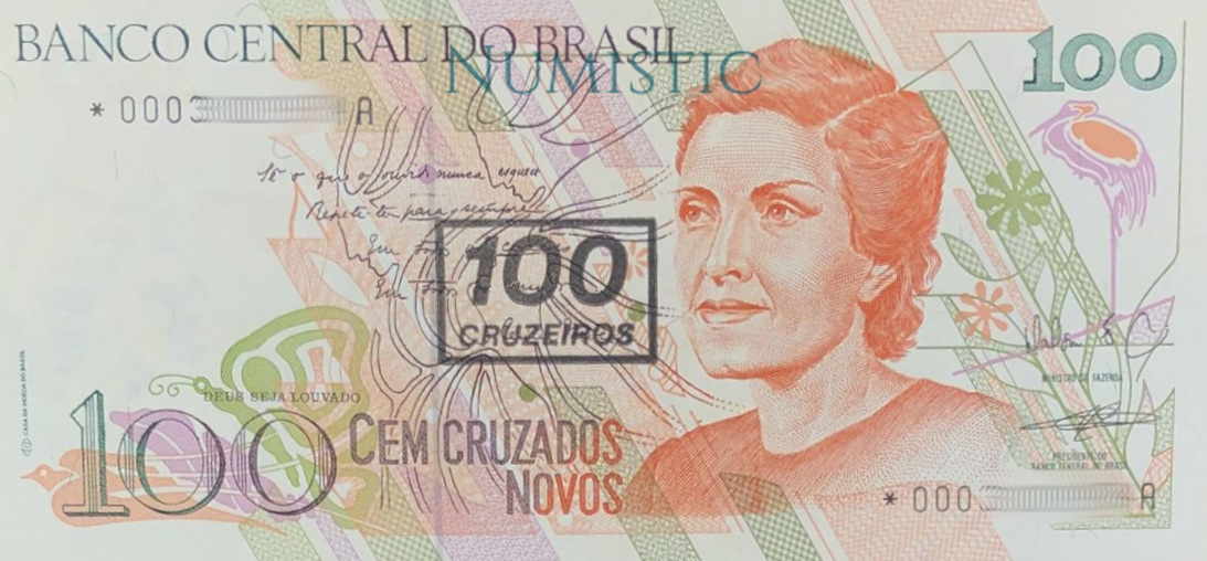100 Cruzeiros — obverse