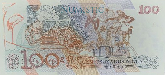 100 Cruzeiros — reverse