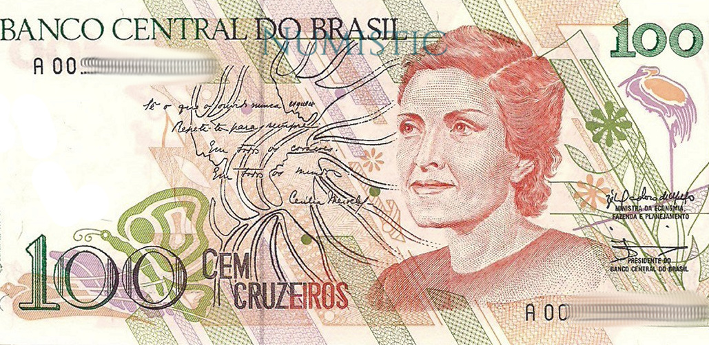 100 Cruzeiros — obverse