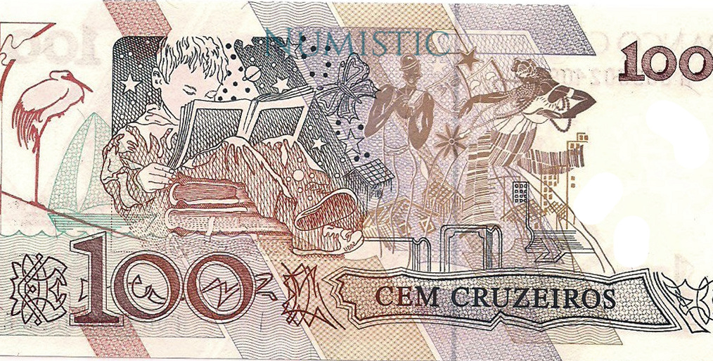 100 Cruzeiros — reverse