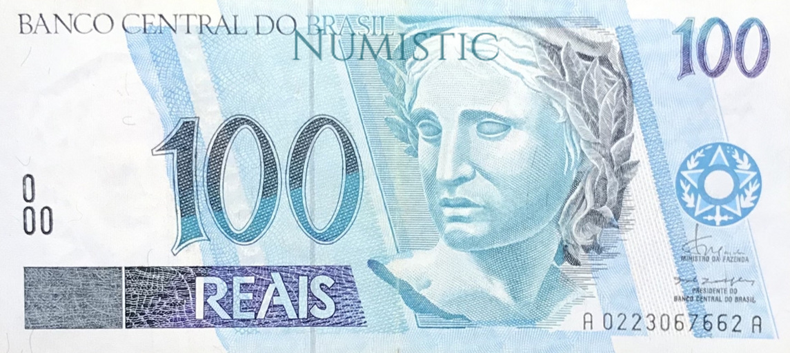 100 Reais — obverse