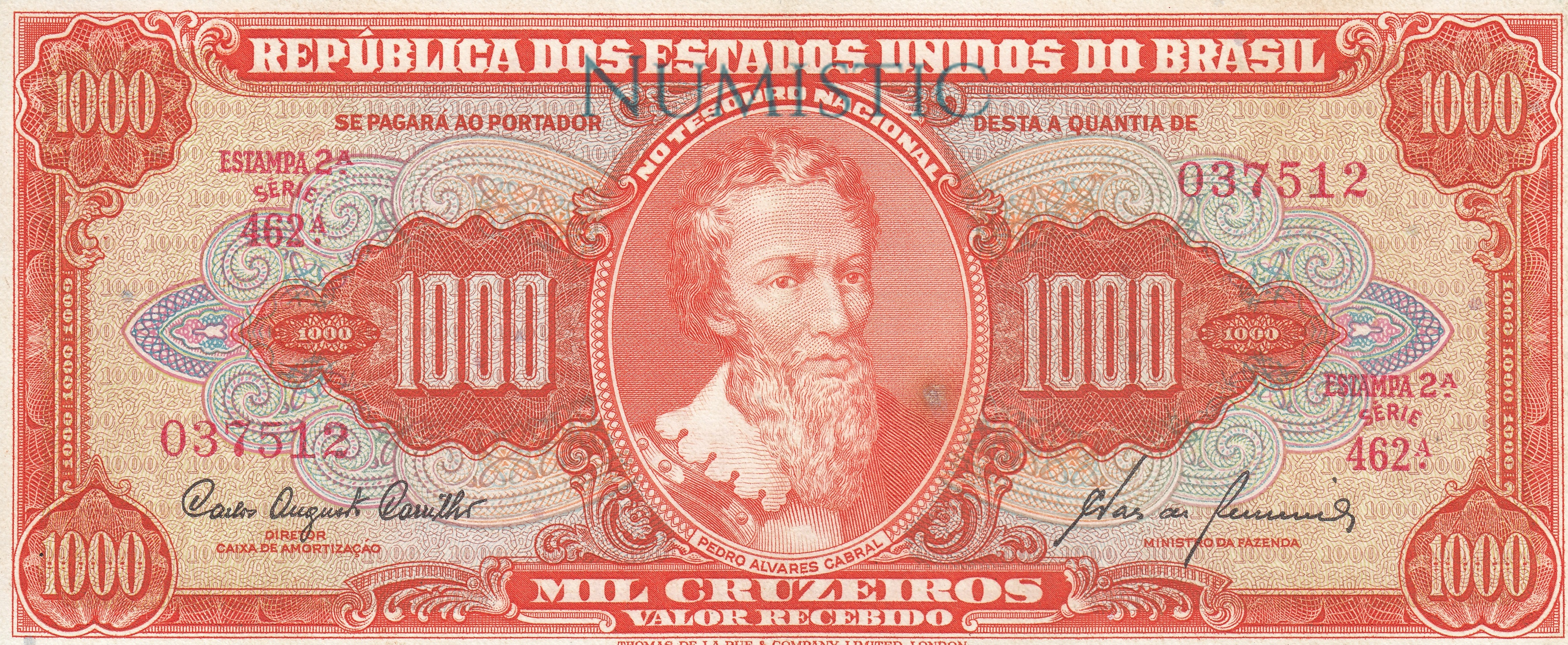1000 Cruzeiros - 2ª Estampa