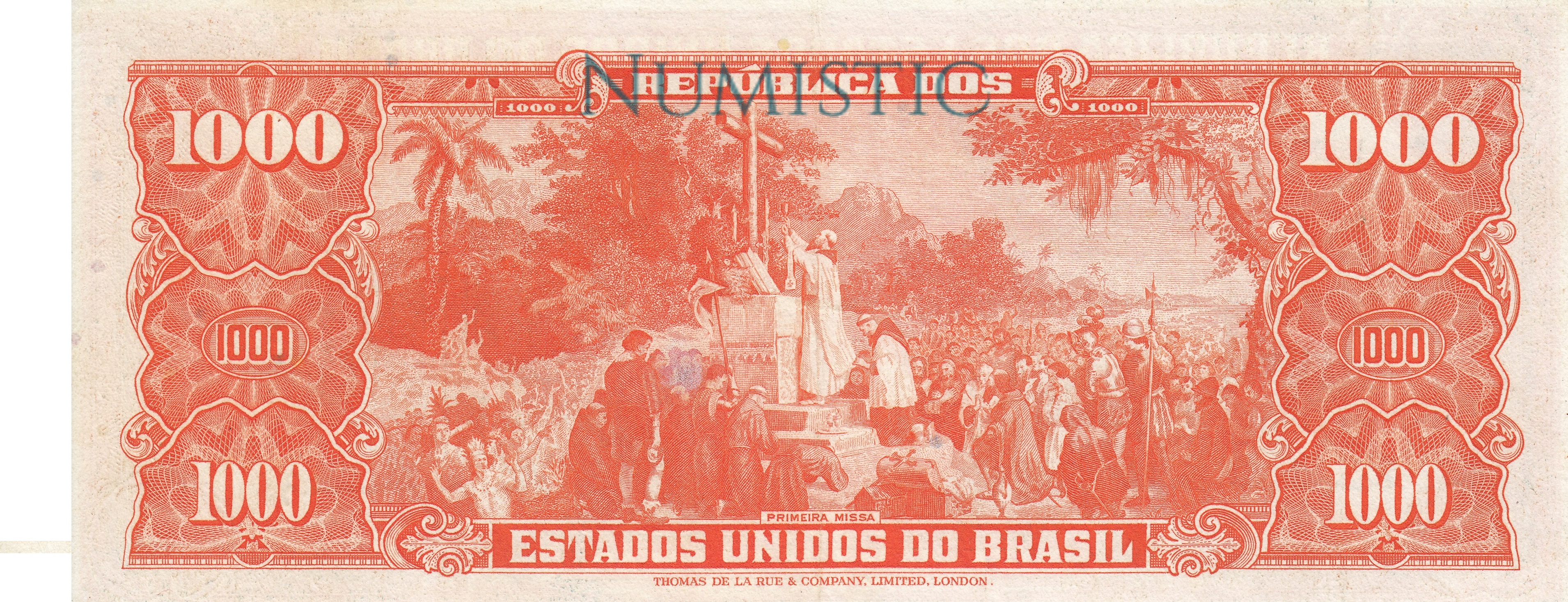 1000 Cruzeiros - 2ª Estampa — reverse