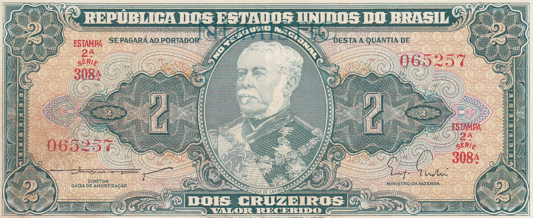 2 Cruzeiros - 2ª Estampa — obverse