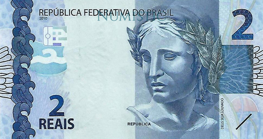 2 Reais - DZ Suécia — obverse