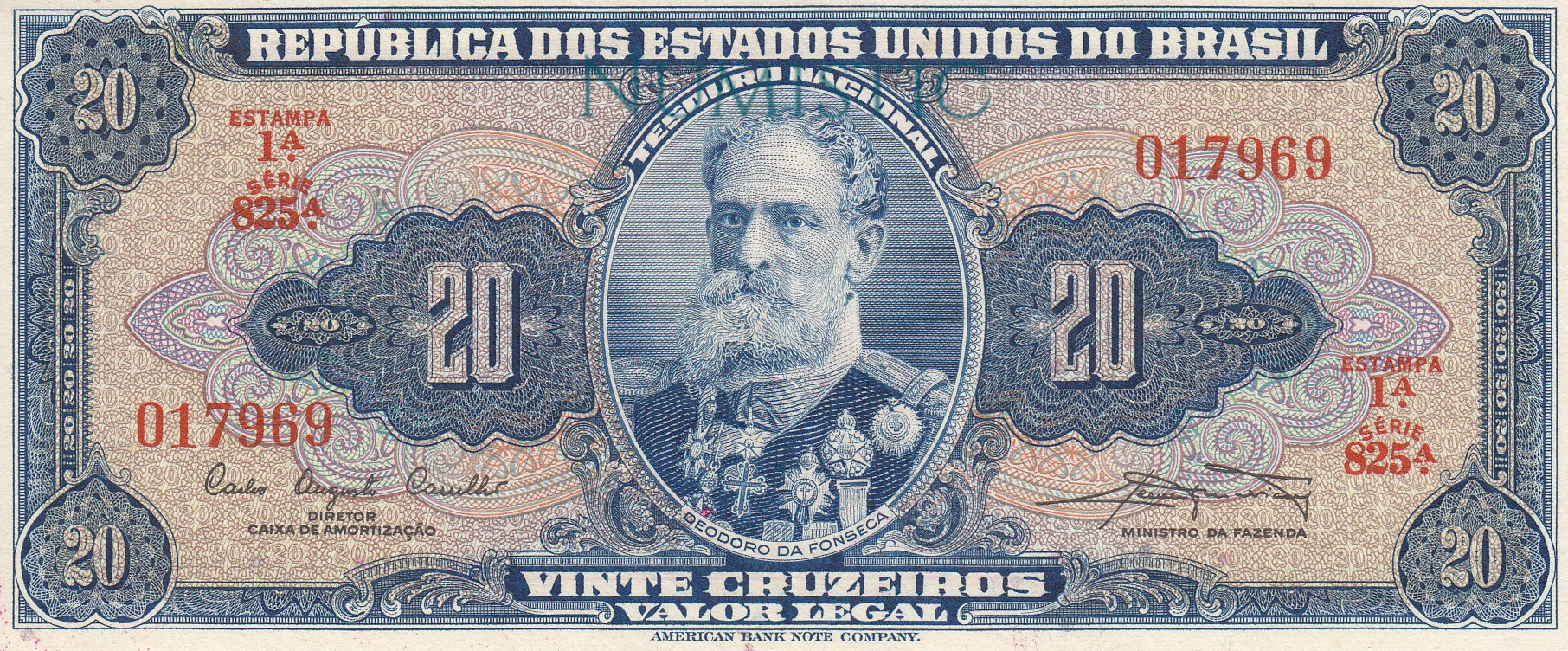 20 Cruzeiros - 1ª Estampa — obverse