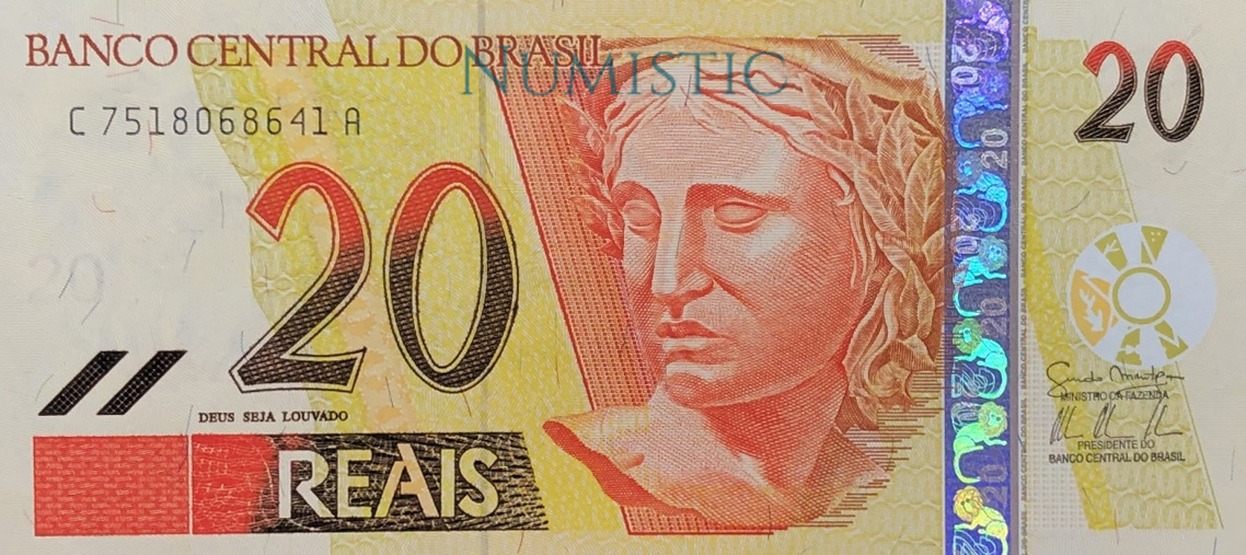 20 Reais — obverse