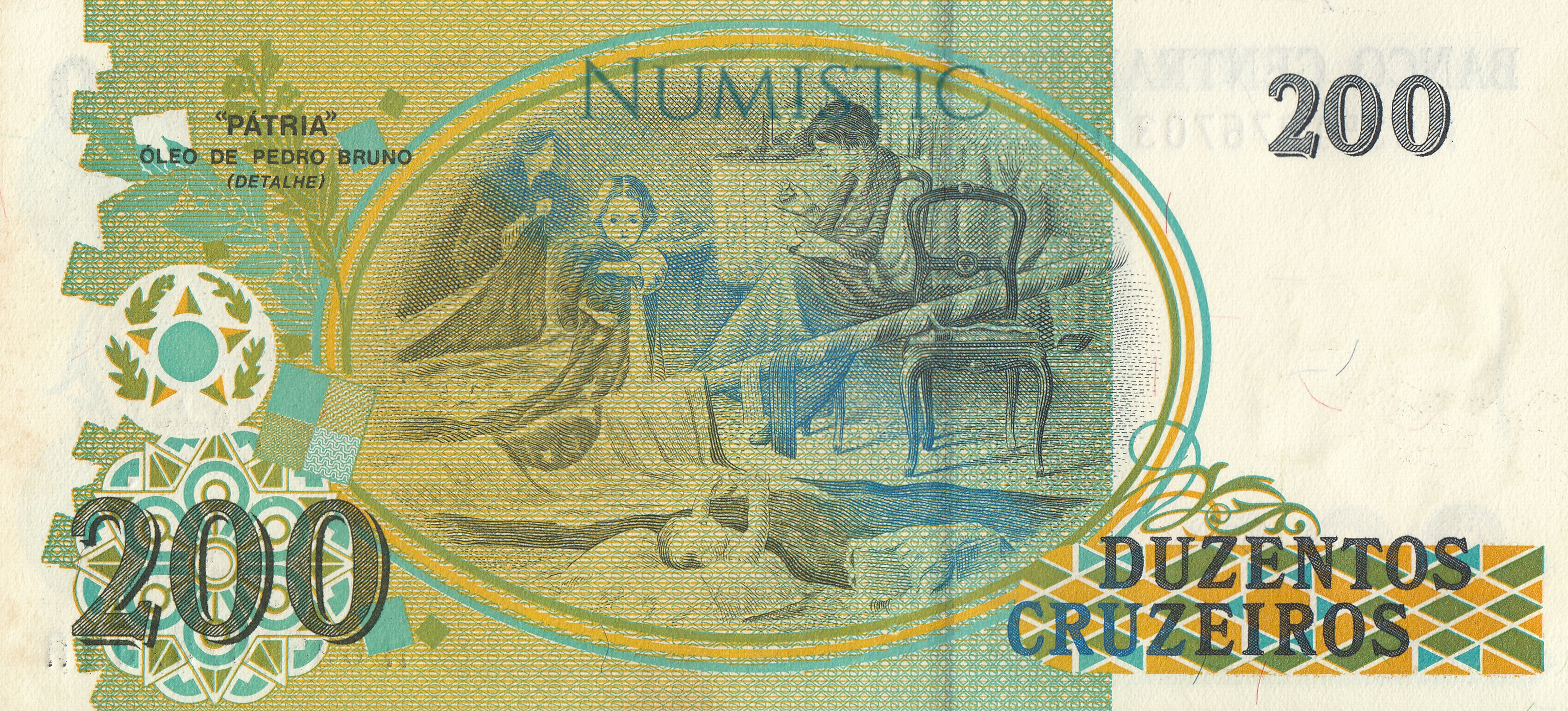 200 Cruzeiros — reverse