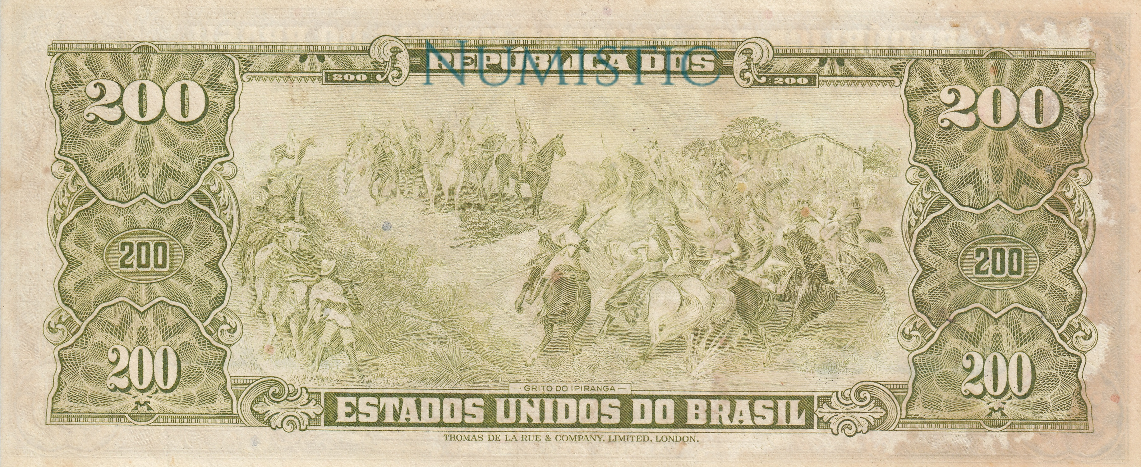 200 Cruzeiros - 2ª Estampa — reverse