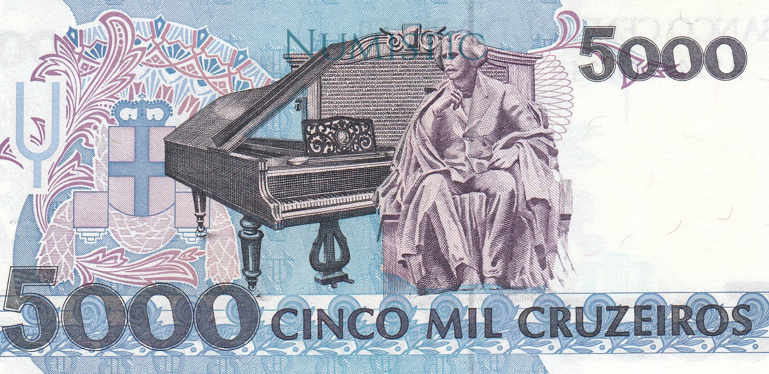 5.000 Cruzeiros — reverse