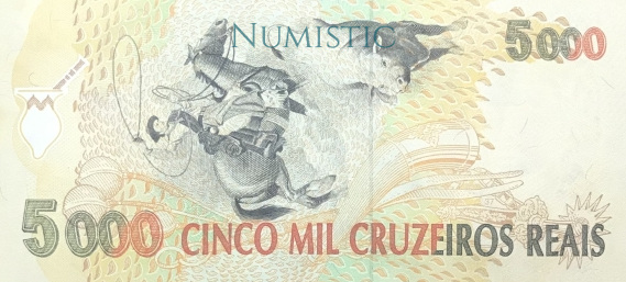 5.000 Cruzeiros Reais — reverse