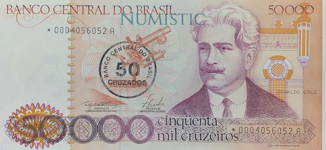 50 Cruzados — obverse