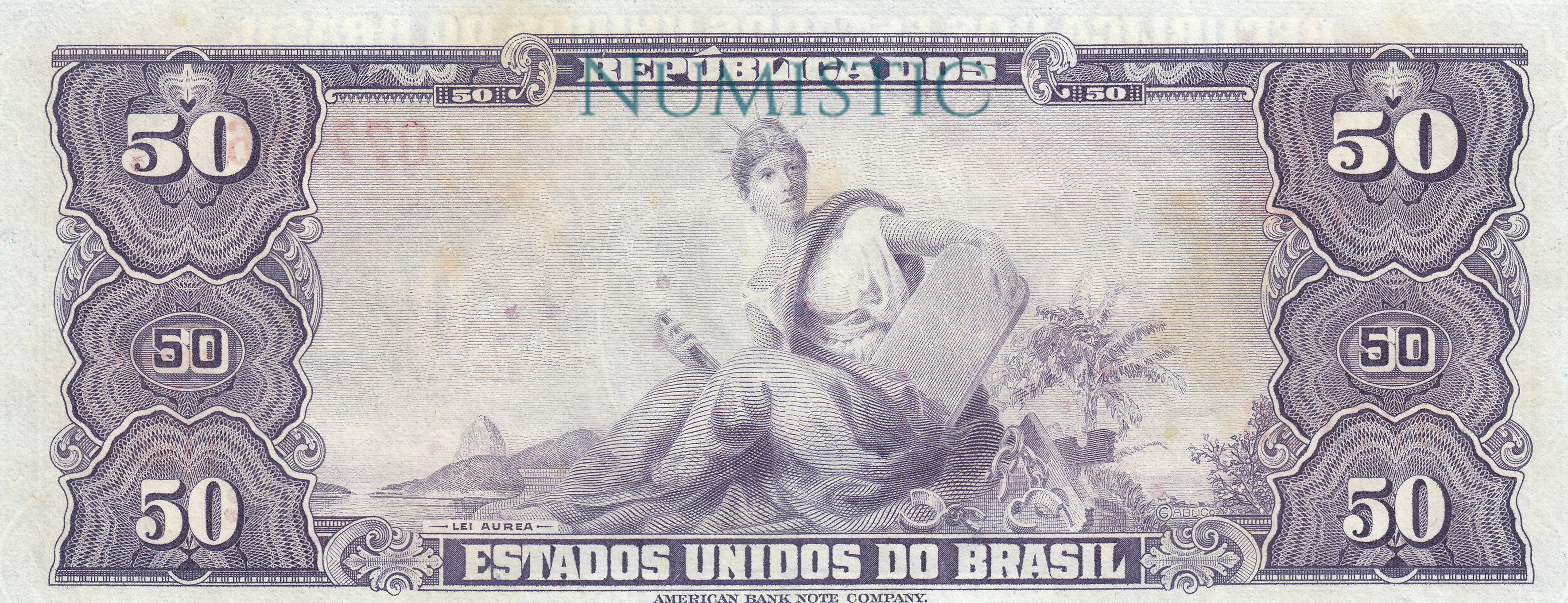50 Cruzeiros - 1ª Estampa — reverse