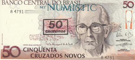 50 Cruzeiros — obverse