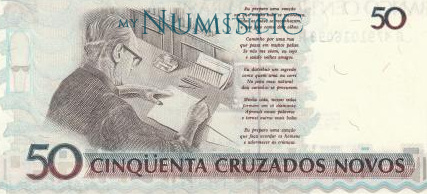 50 Cruzeiros — reverse