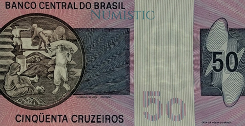 50 Cruzeiros — reverse