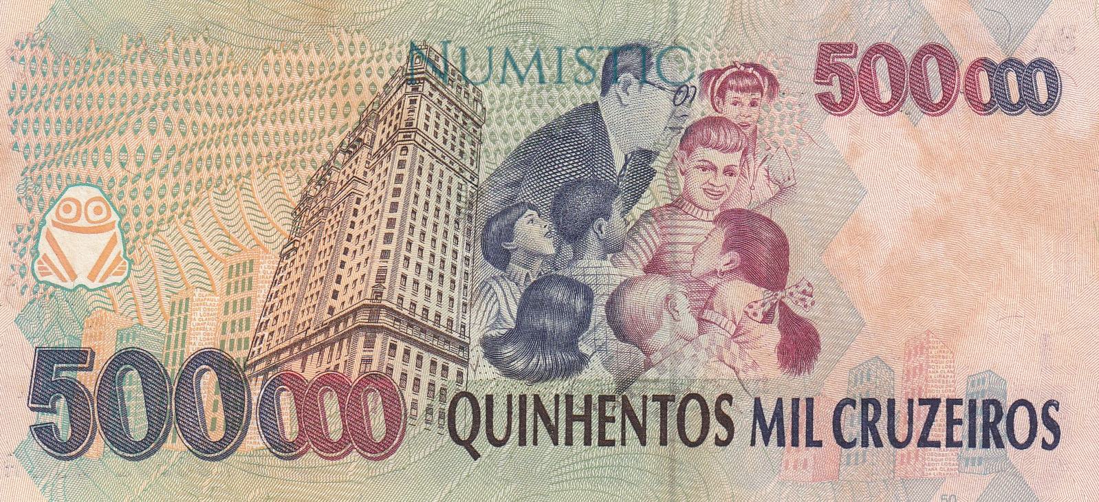500.000 Cruzeiros — reverse