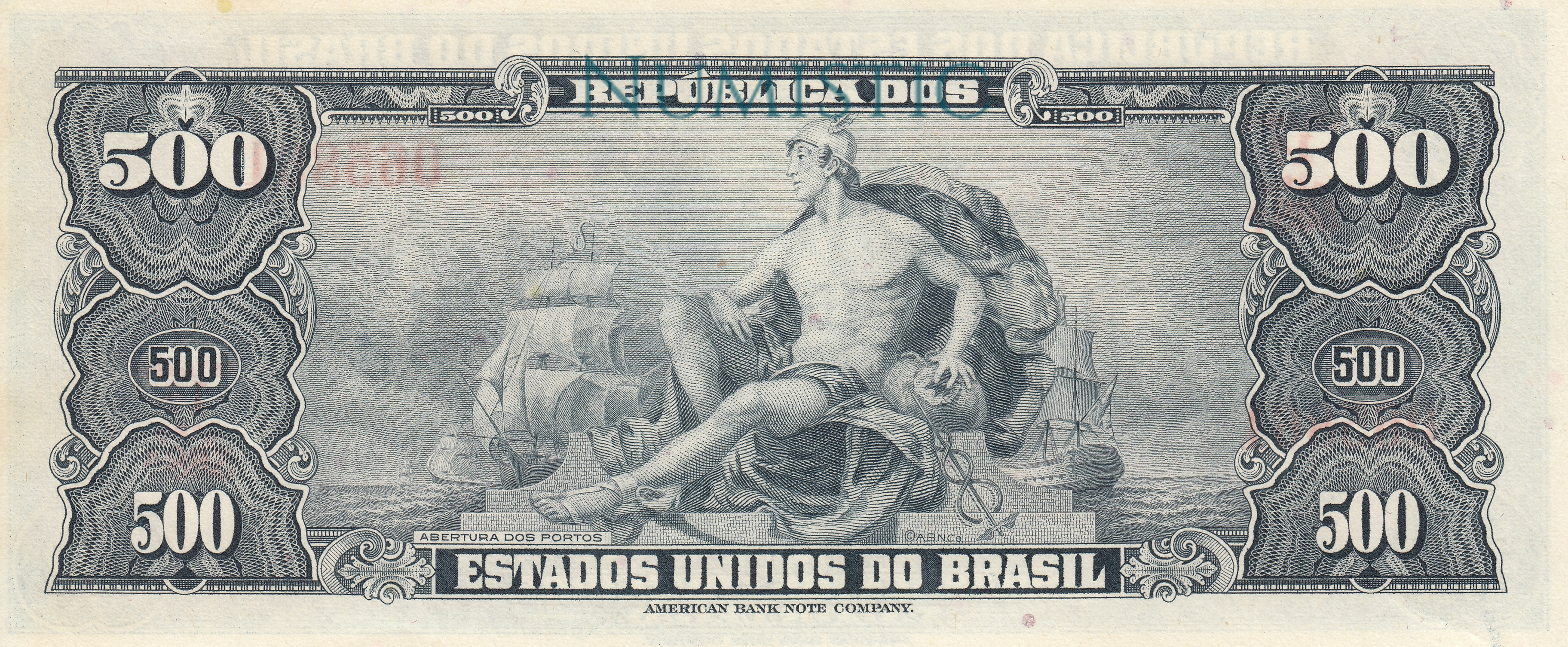 500 Cruzeiros - 1ª Estampa — reverse