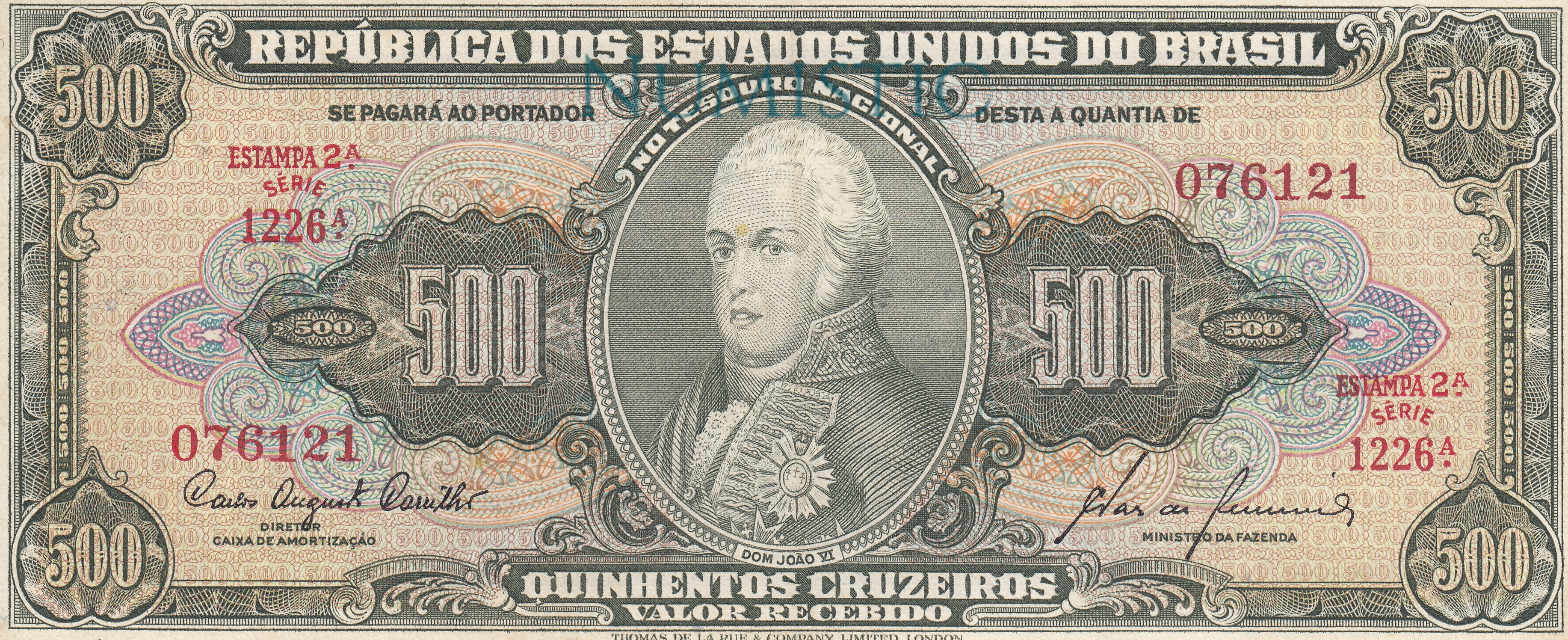 500 Cruzeiros - 2ª Estampa
