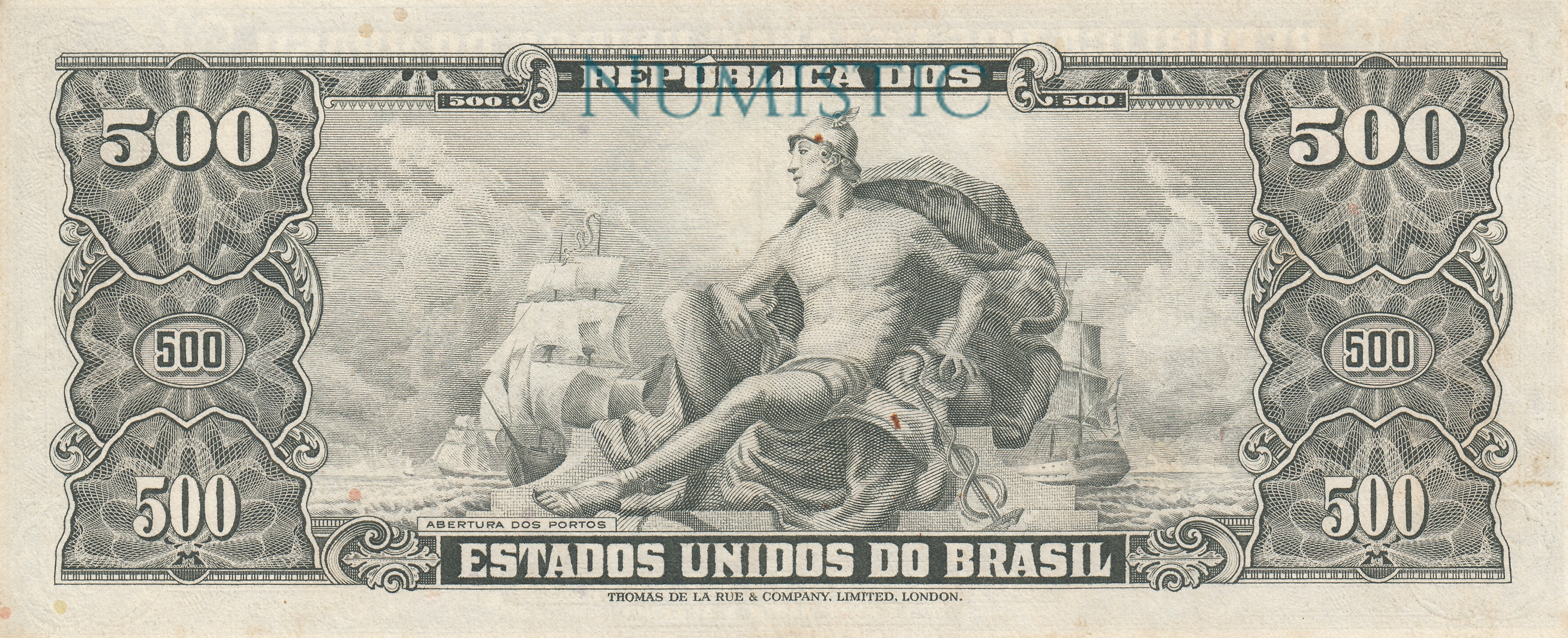 500 Cruzeiros - 2ª Estampa — reverse