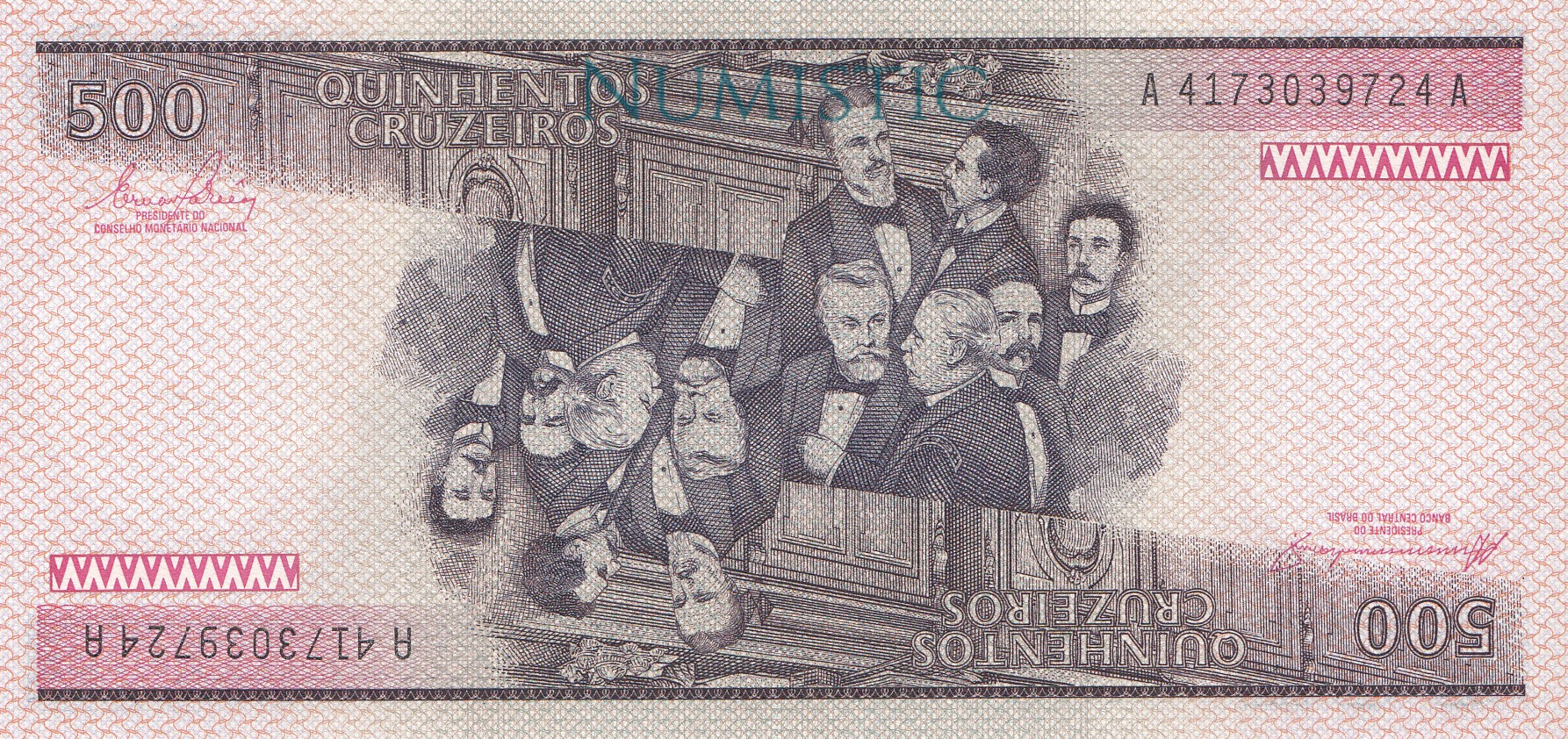 500 Cruzeiros - 2a Estampa — obverse
