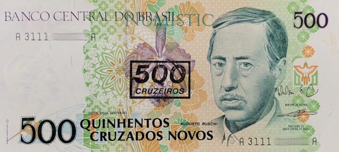 500 Cruzeiros — obverse