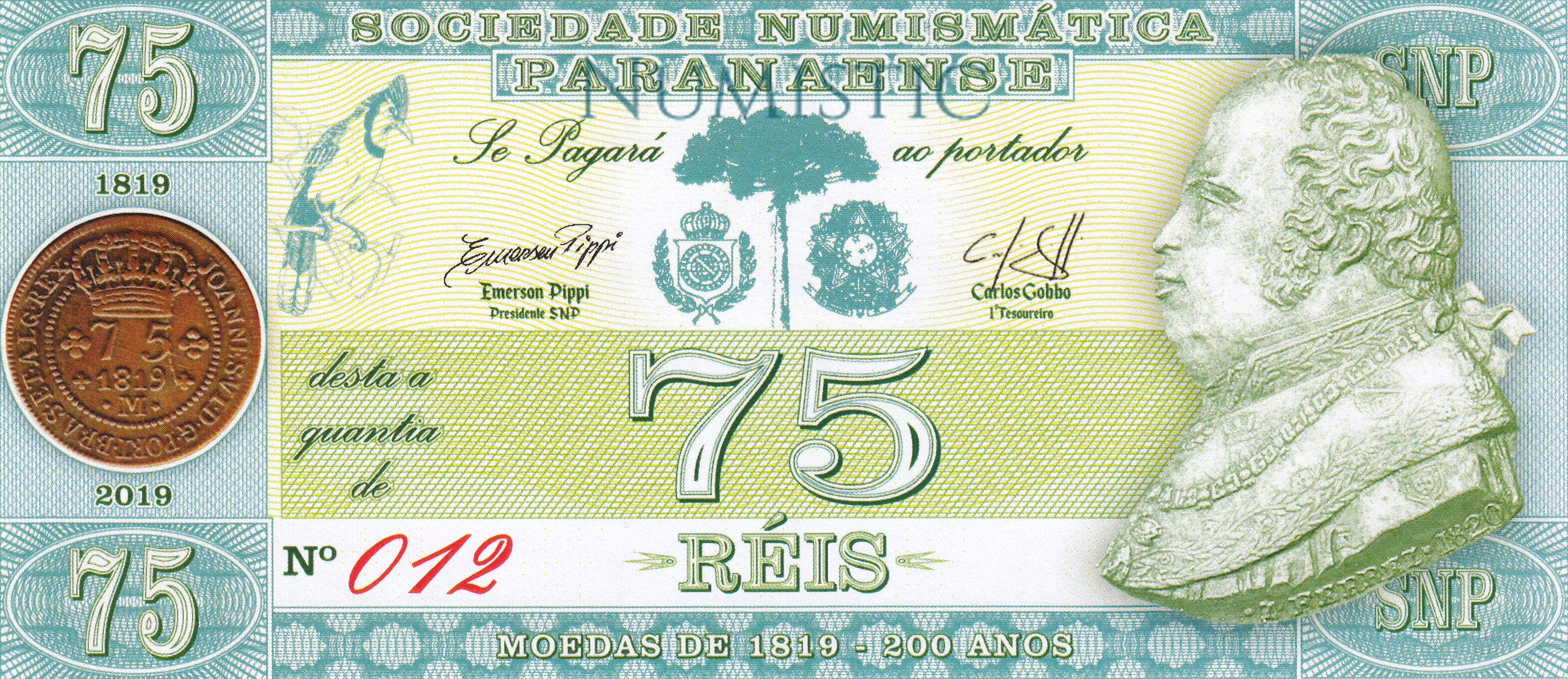 75 Réis SNP