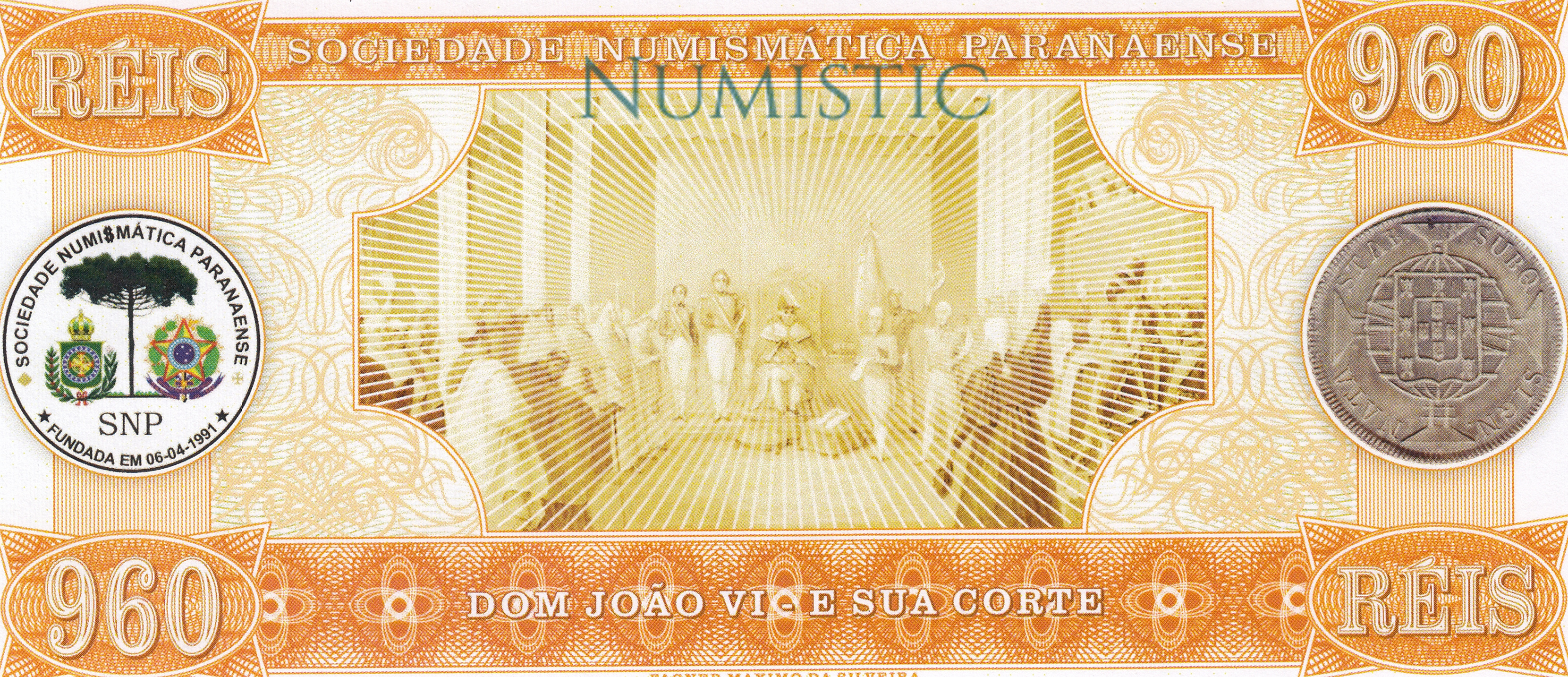 960 Réis SNP — reverse