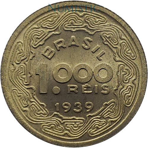 1.000 Réis - Tobias Barreto — reverse