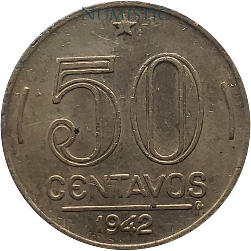 50 Centavos - Getúlio Vargas (Rosa) — reverse