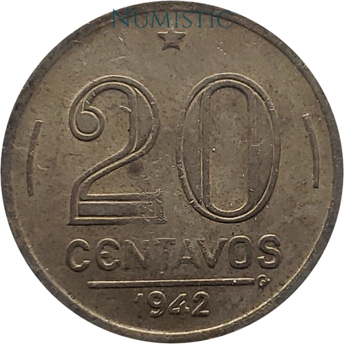 20 Centavos - Getúlio Vargas (Rosa) — reverse