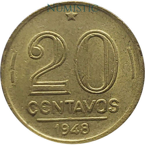 20 Centavos - Rui Barbosa — reverse