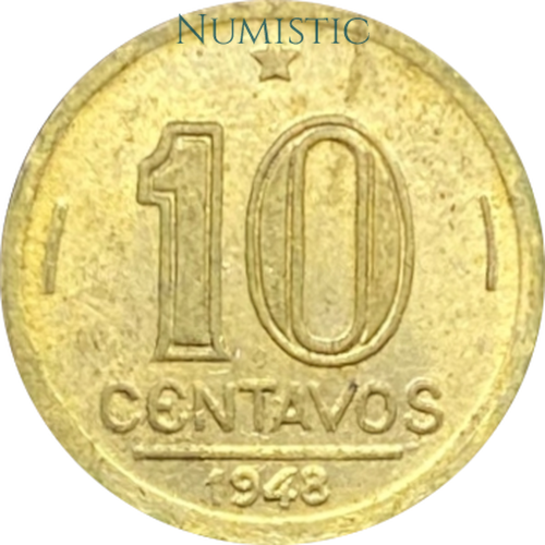 10 Centavos - José Bonifácio — obverse