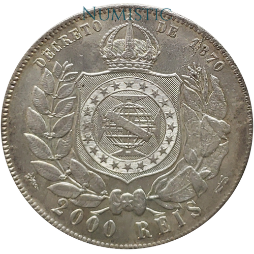 2.000 Réis - Busto 3P — reverse