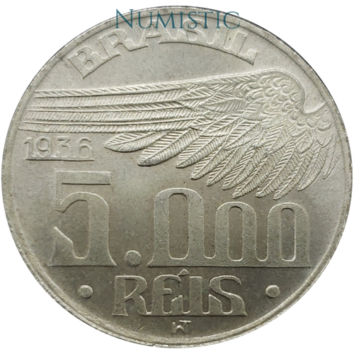 5.000 Réis - Santos Dumont — obverse