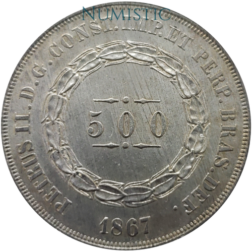 500 Réis - Coroa 2P — obverse