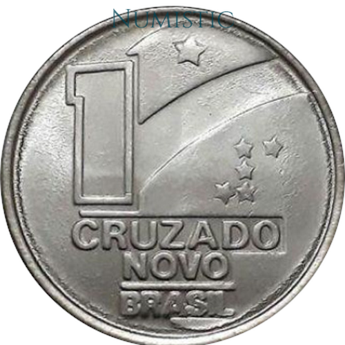 1 Cruzado Novo - Não Circulou — reverse