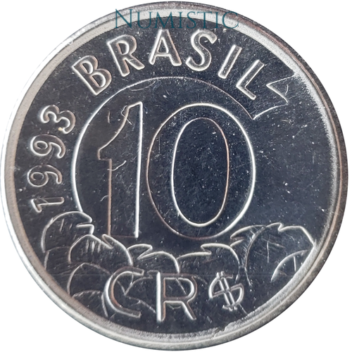 10 Cruzeiros Reais - Tamanduá — reverse