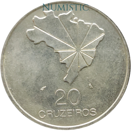 20 Cruzeiros  - Sesquicentenário da Independência — obverse